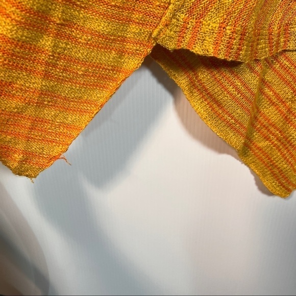 NY COLLECTION Asymmetrical Slub Tunic. 100% Acrylic. Raw Hems Size 1X - Picture 4 of 9